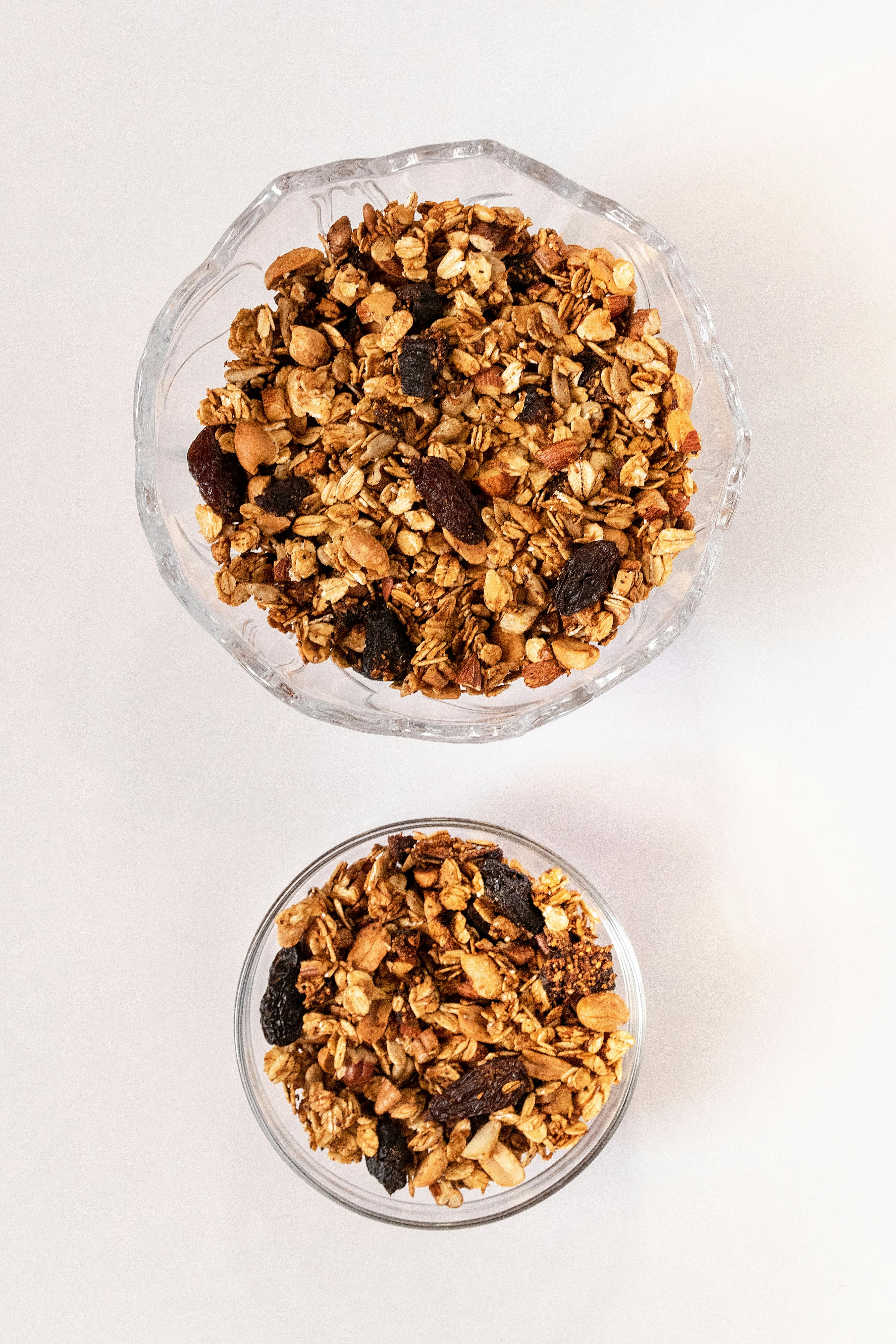 granola natural con alto valor energético